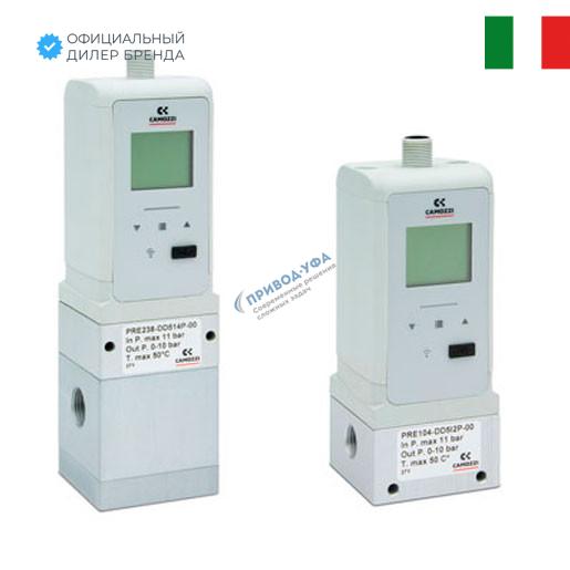 PRE104-DD5I2E-00 CAMOZZI - Пропорциональный регулятор давления, 0÷10 бар, G1/4, 0-10 В, дисплей