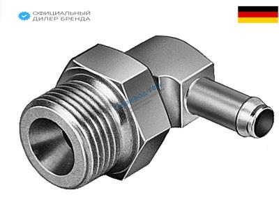 LCN-M5-PK-2 19523 FESTO - Штуцер елочка угловой с нар. резьбой поворотный M5-2 мм