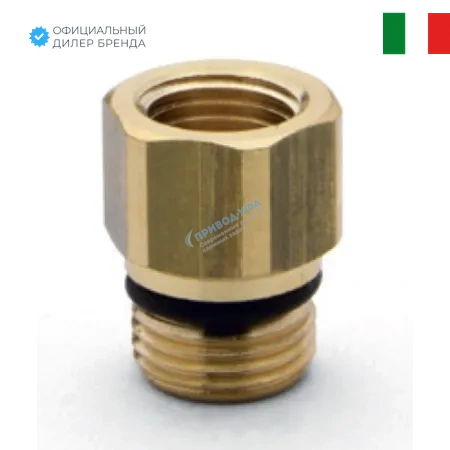 D2532 M16X1,5-04-S01 CAMOZZI - Переходник NPT1/4-M16x1.5