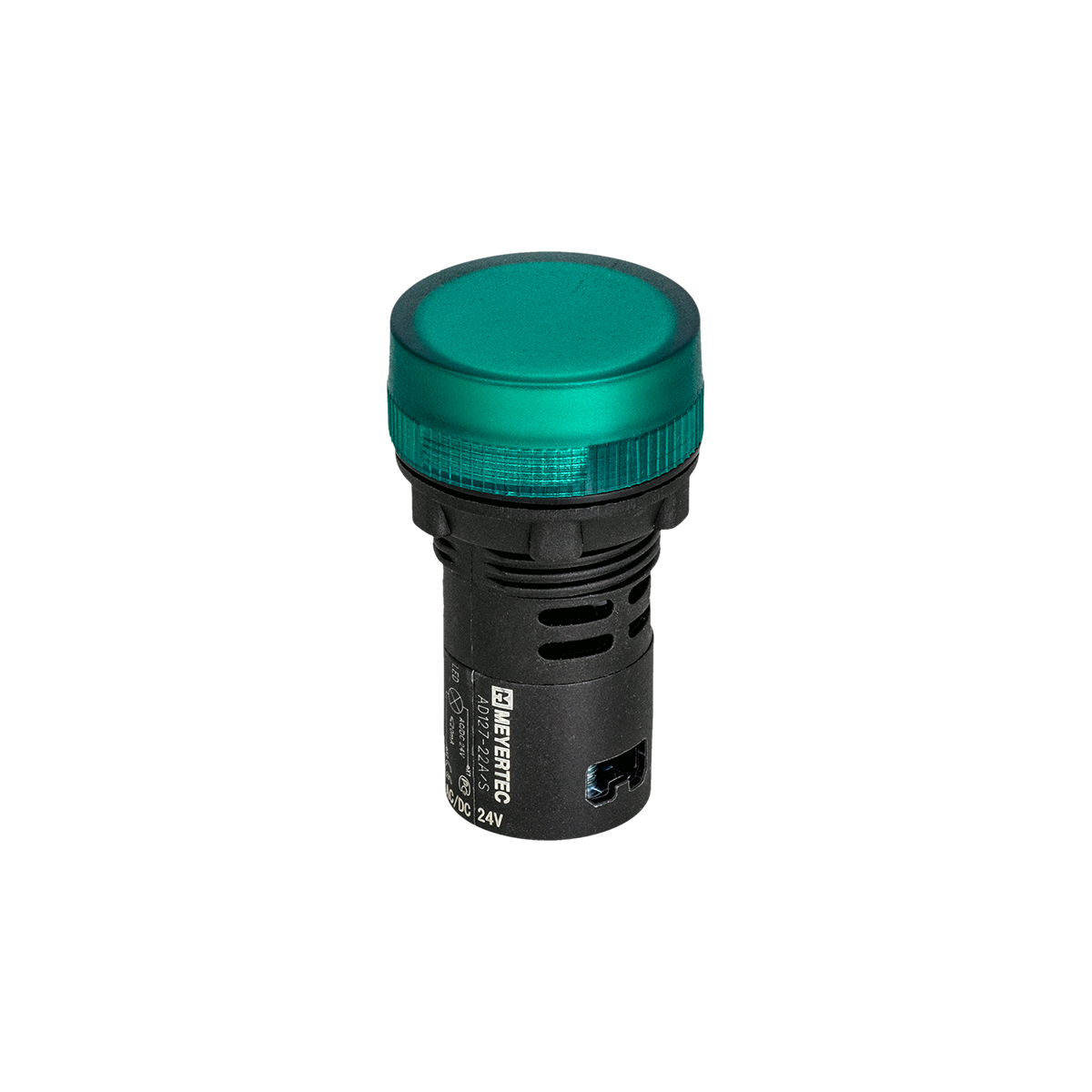 Сигнальная LED лампа, зеленый, 24V AC/DC IP65