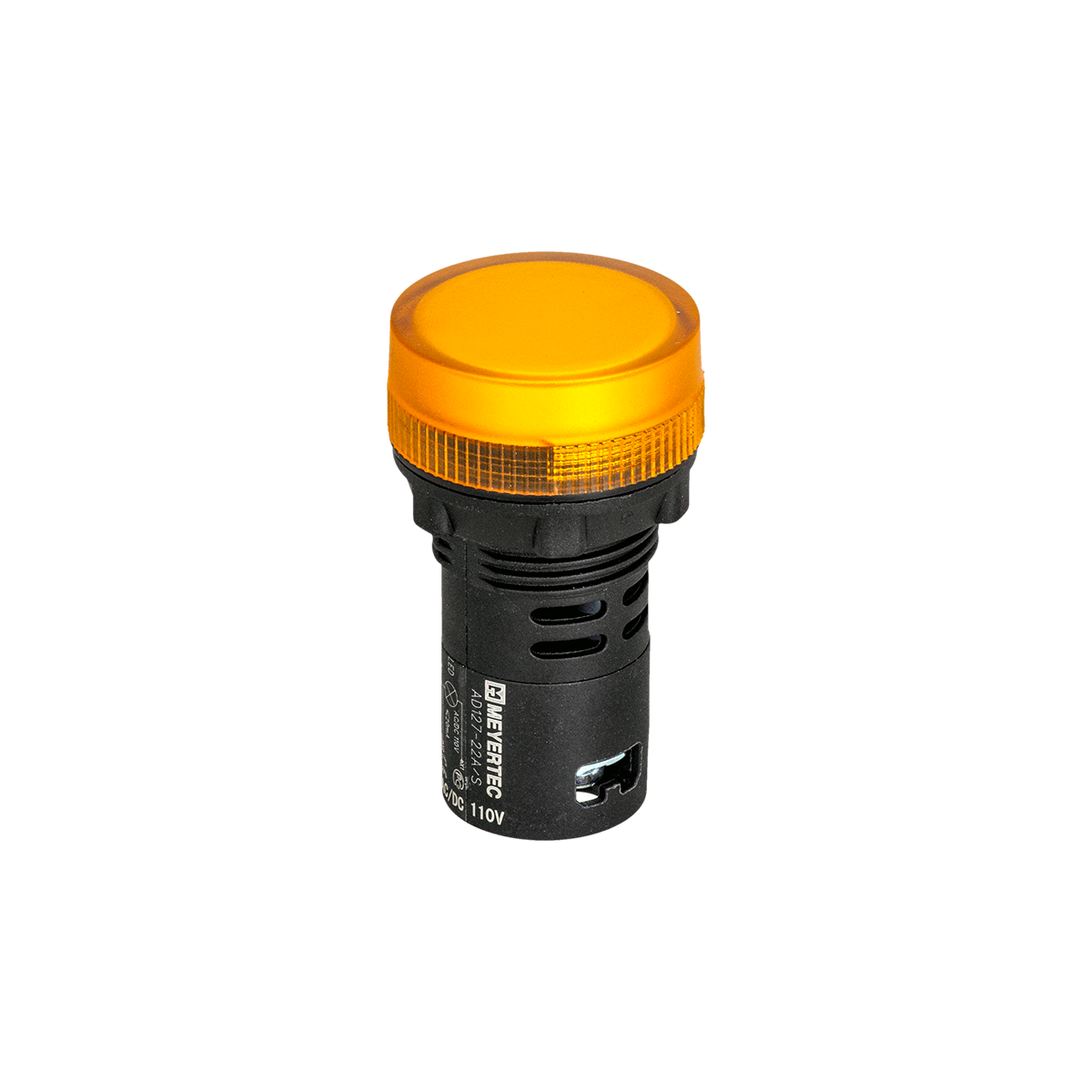 Сигнальная LED лампа, желтый, 110V AC/DC IP65