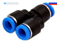 Тройник цанговый прямой KIPVALVE KSY-8-6
