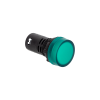 Сигнальная LED лампа, зеленый, 24V AC/DC IP65 фото 2