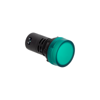 Сигнальная LED лампа, зеленый, 110V AC/DC IP65 фото 2