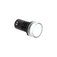 Сигнальная LED лампа, белый, 220V AC IP65 фото 2