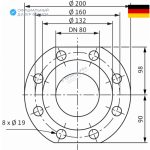 Циркуляционный насос Wilo TOP-Z 80/10 (3~400 V, PN 10, GG) Циркуляционный насос Wilo TOP-Z 80/10 (3~400 V, PN 10, GG) фото 5