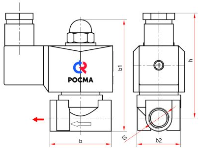 Чертежи соленоидных клапанов Росма DN 08